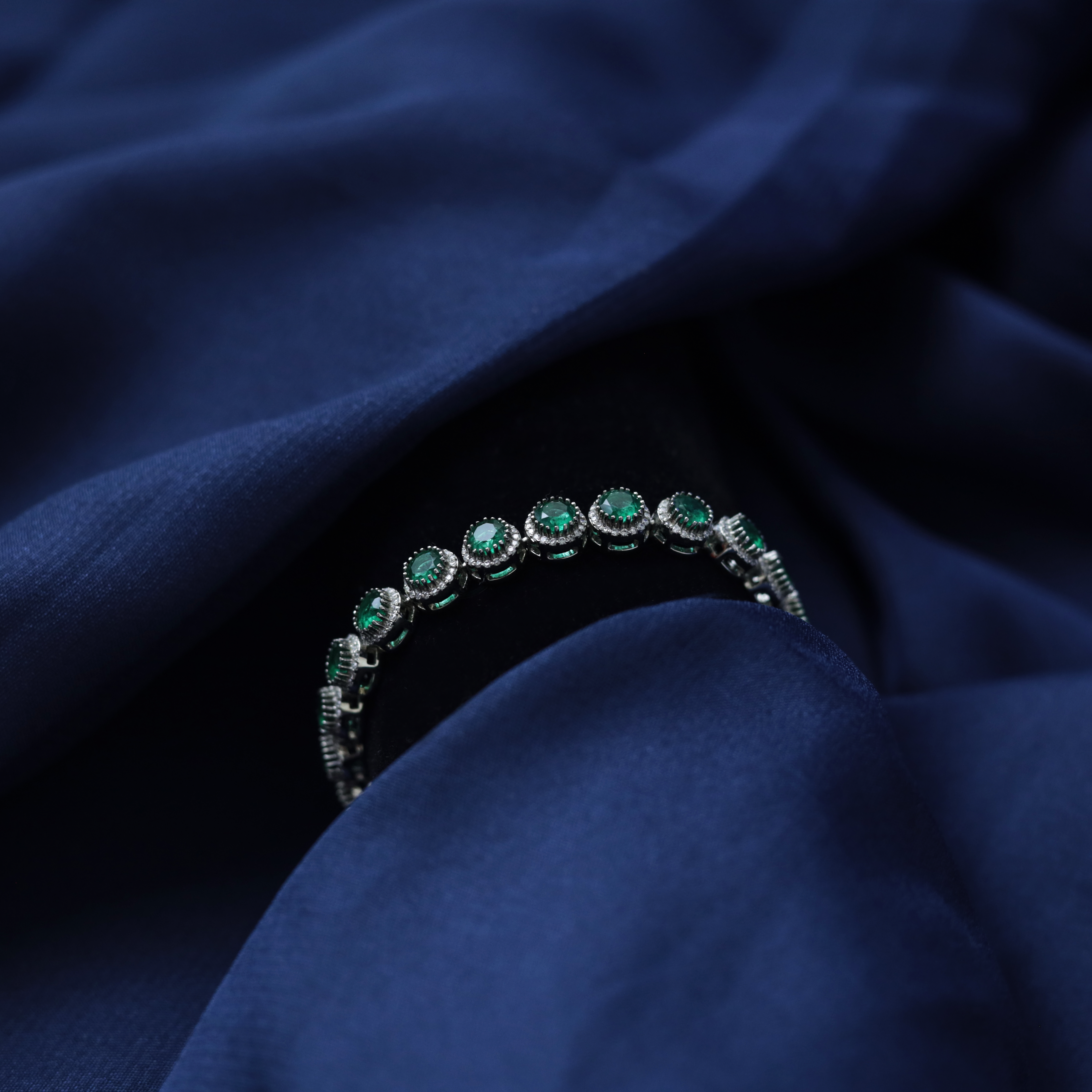 Royal Emerald Tennis Bracelet