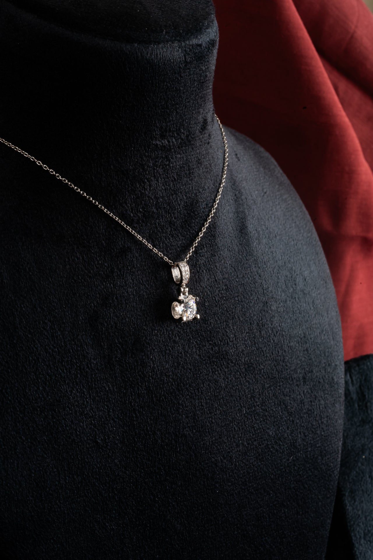 SILVER INFINITY MARK PENDANT