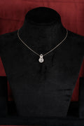 Silver Twinfold Pendant – Sterling Silver Moissanite Pendant – Myraé