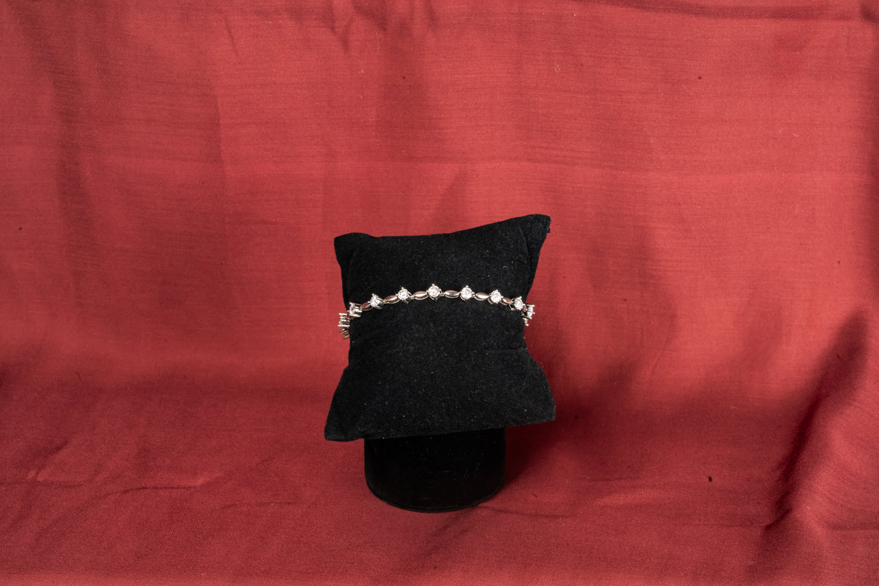 SILVER CITY ROW BRACELET