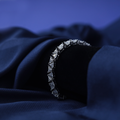 Trillion Legacy Bracelet – Silver Moissanite Tennis Bracelet – Myraé