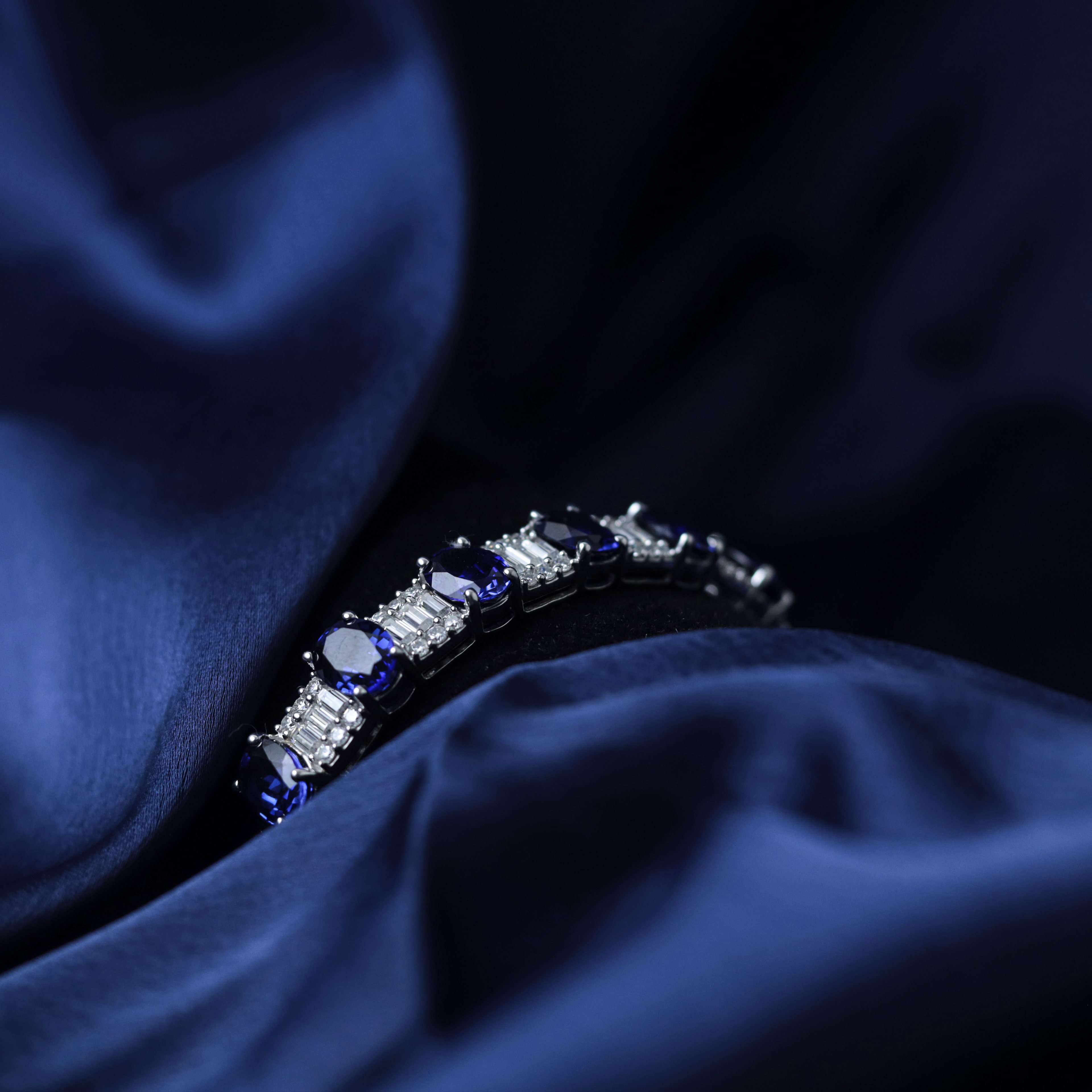 Midnight Sapphire Bracelet