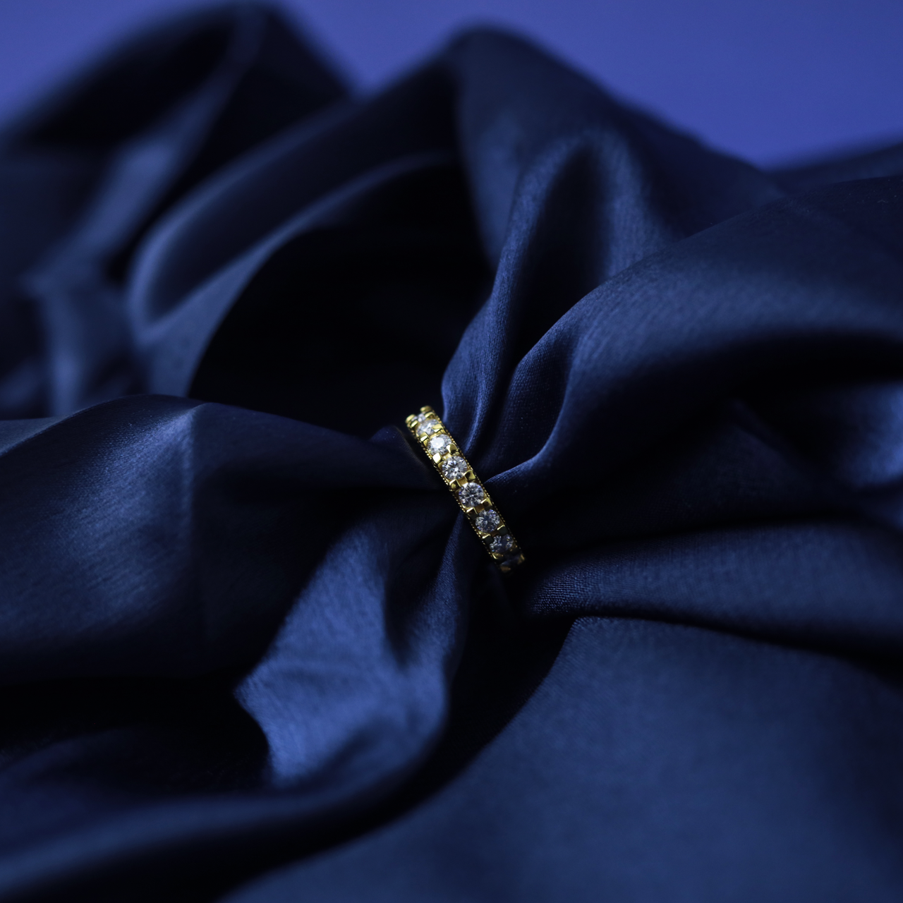 Golden Hour Eternity Ring