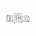 Deco Empress Emerald-Cut Ring – Myraé
