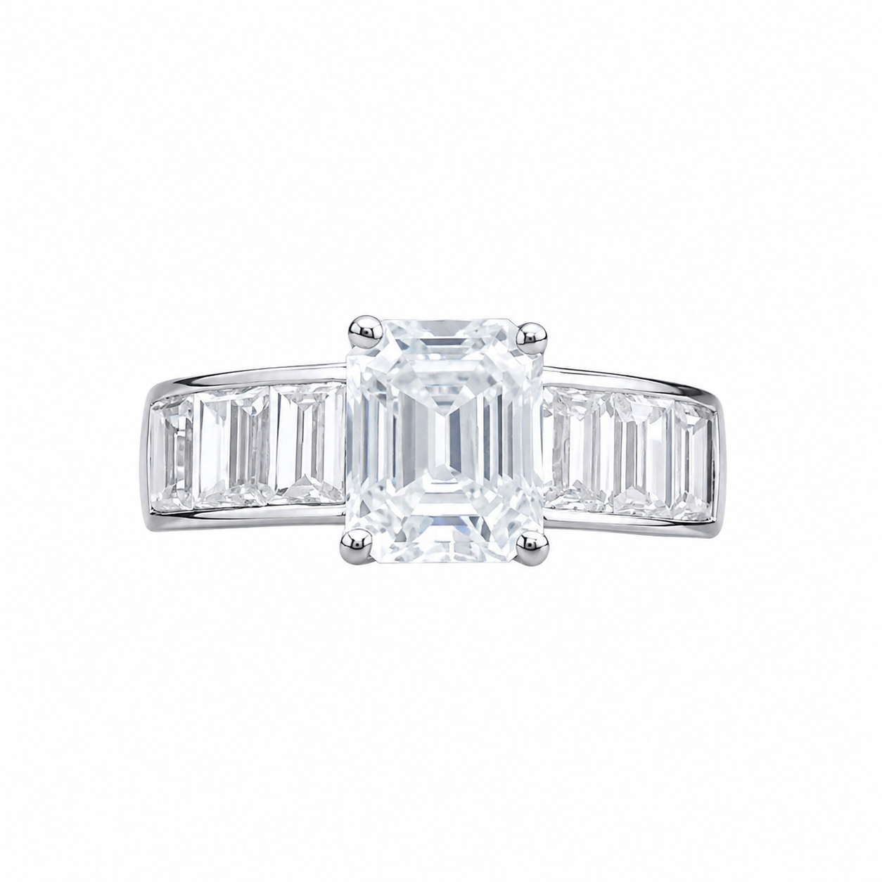 Deco Empress Emerald-Cut Ring – Myraé