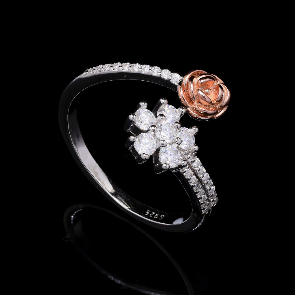 Petite Solitaire Ring - worn