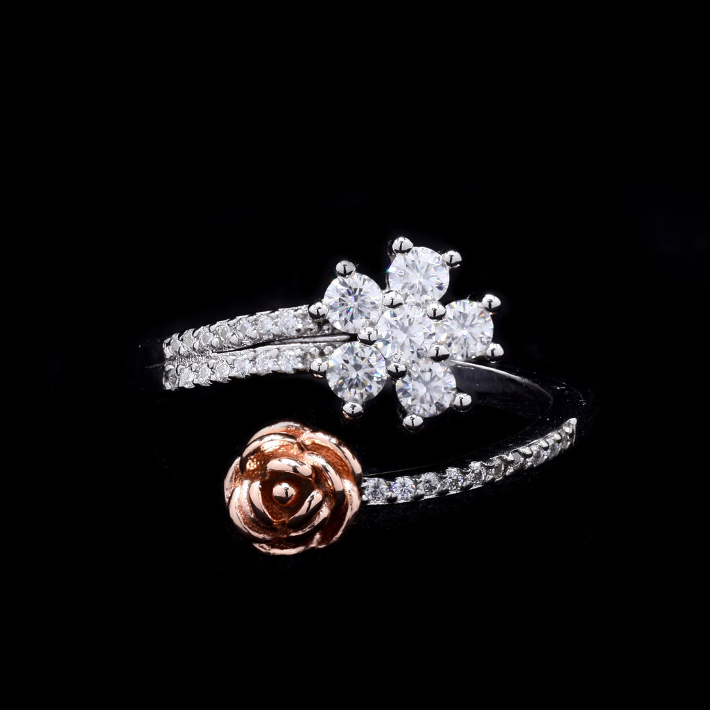 Petite Solitaire Ring - front