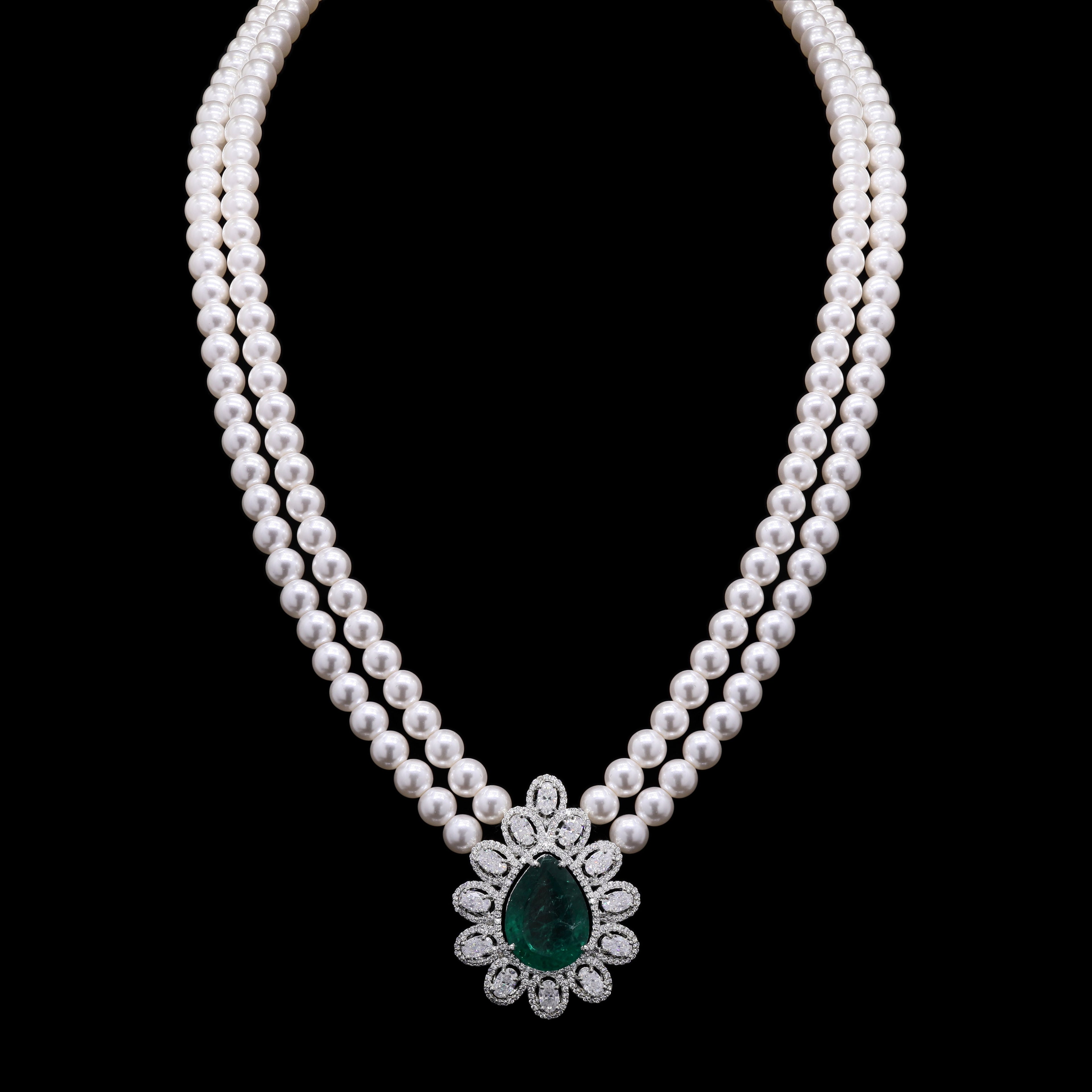 Pearl Sunburst Necklace
