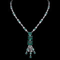 Grand Emerald Drop Necklace