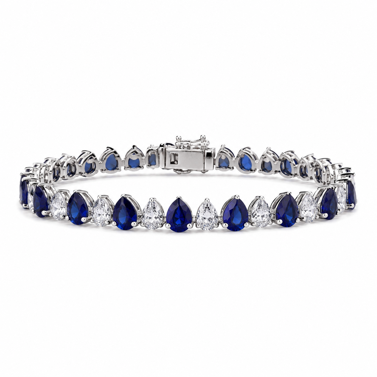 Sapphire Teardrop Line Bracelet – Myraé