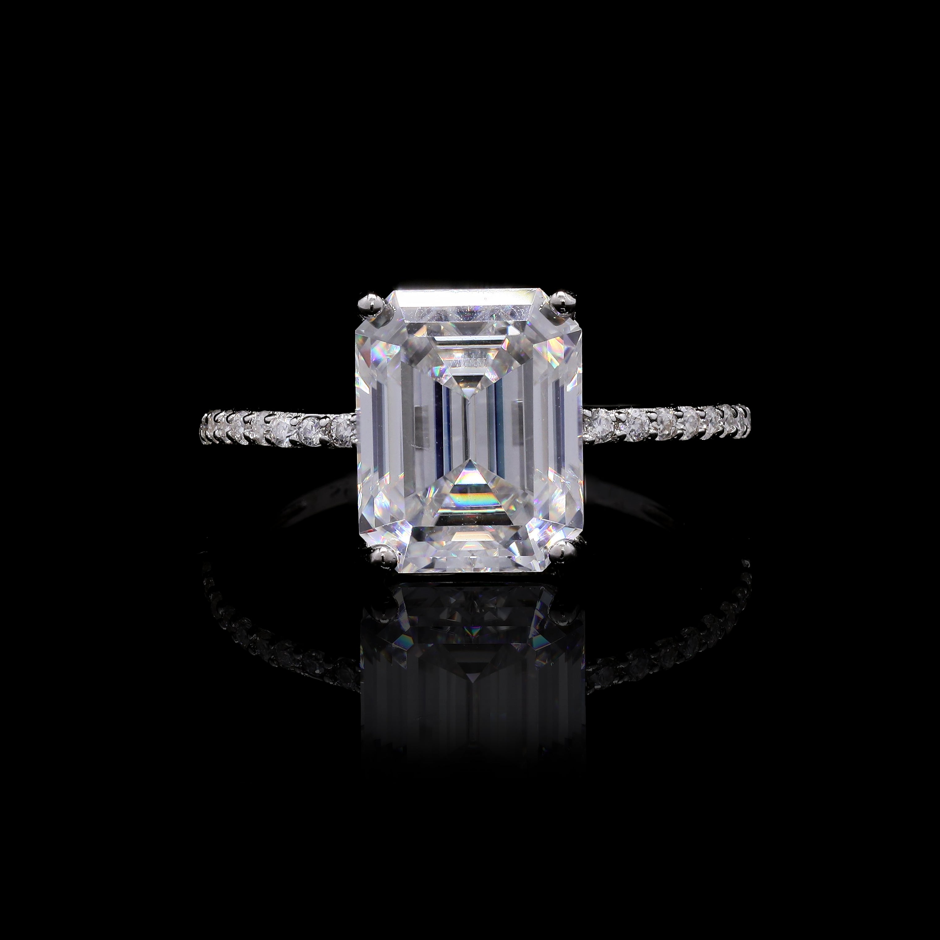 Tableau Emerald Ring - front
