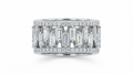 Constellation Pave Ring – Silver Pave Moissanite Ring – Myraé