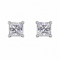 Princess Cut Studs – Myraé
