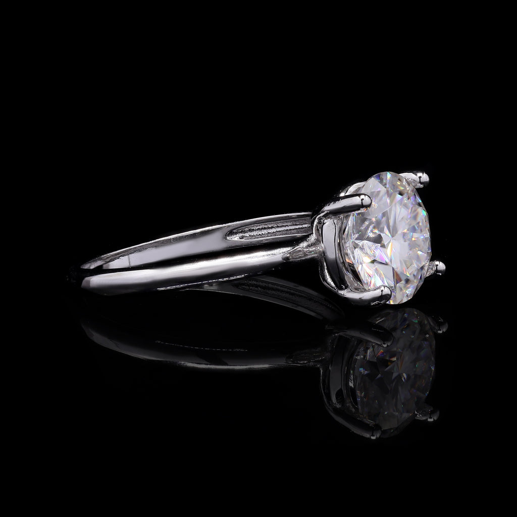 Split Shank Solitaire Ring