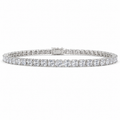Princess Cut Tennis Bracelet