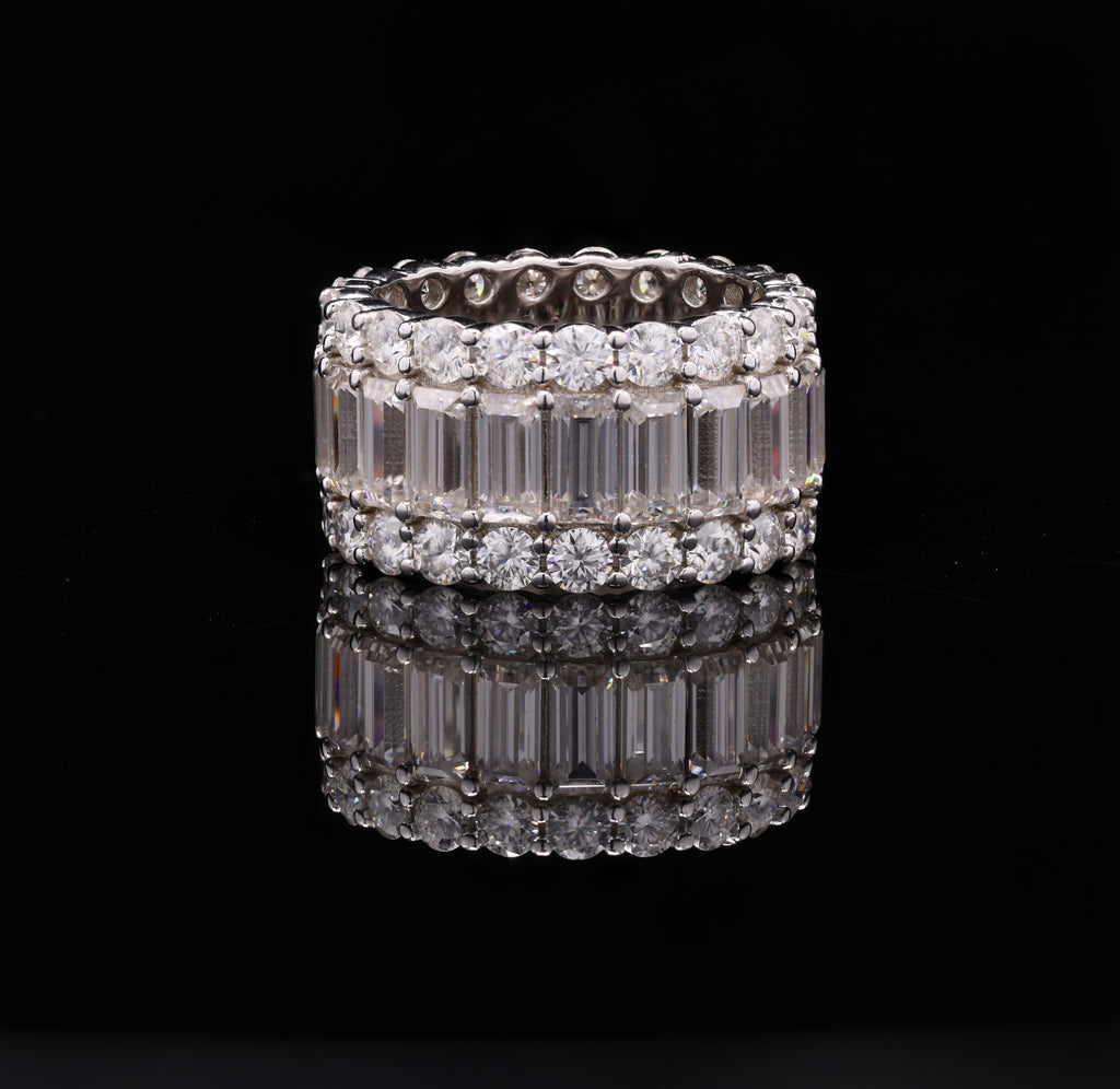 Baguette Crown Eternity Ring