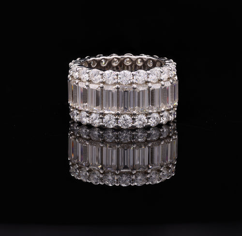 Baguette Crown Eternity Ring