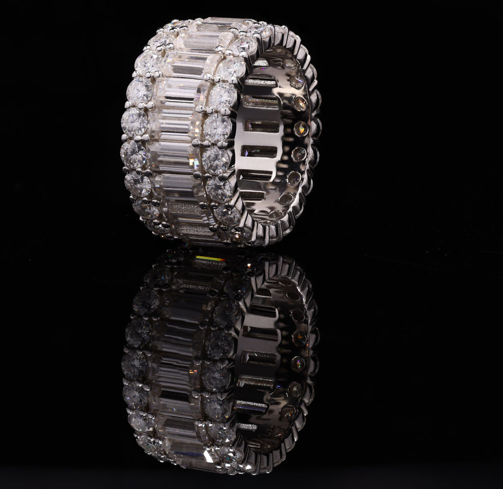 Baguette Crown Eternity Ring