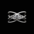 Intersect Solitaire Ring