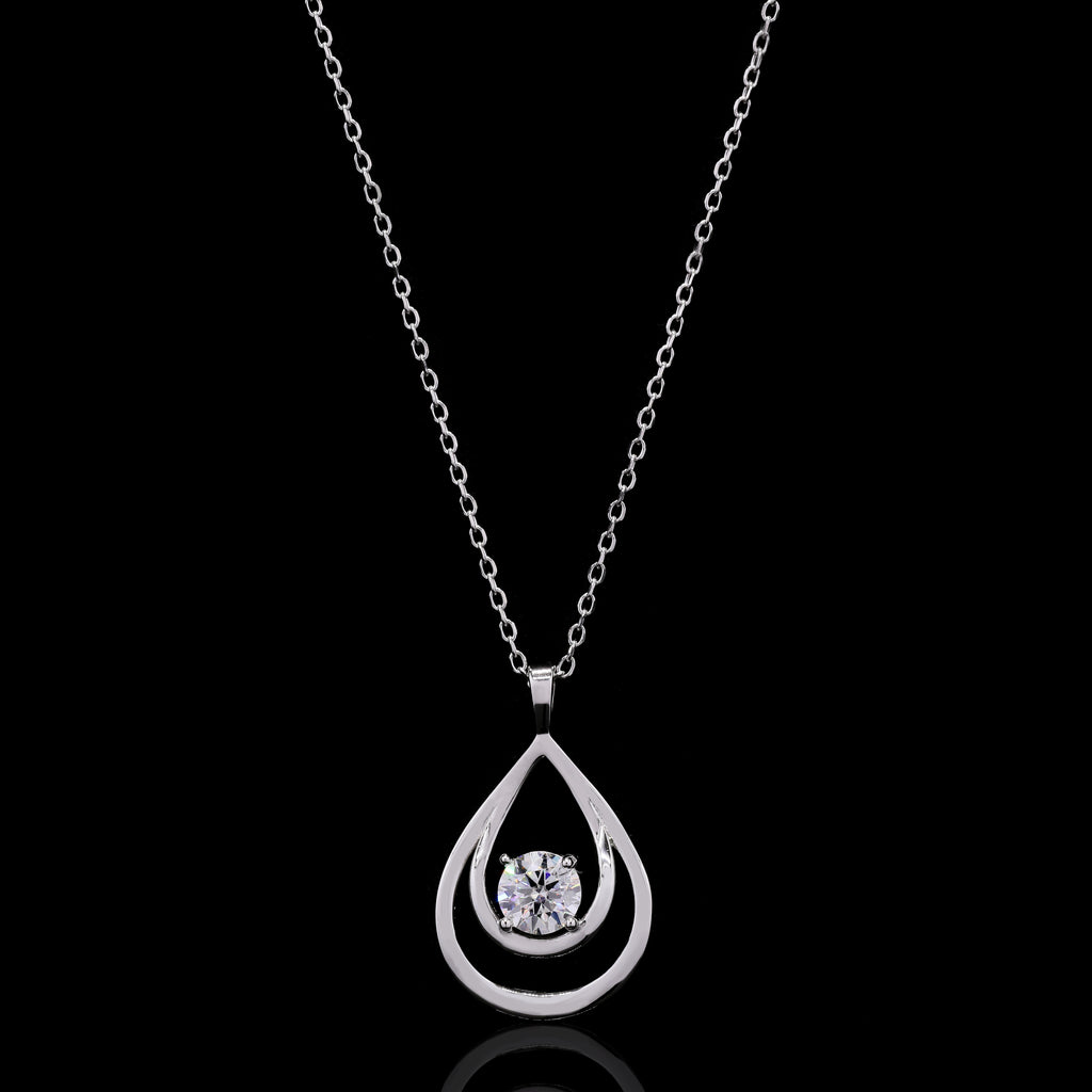 Raindrop Pendant, in 925 sterling silver