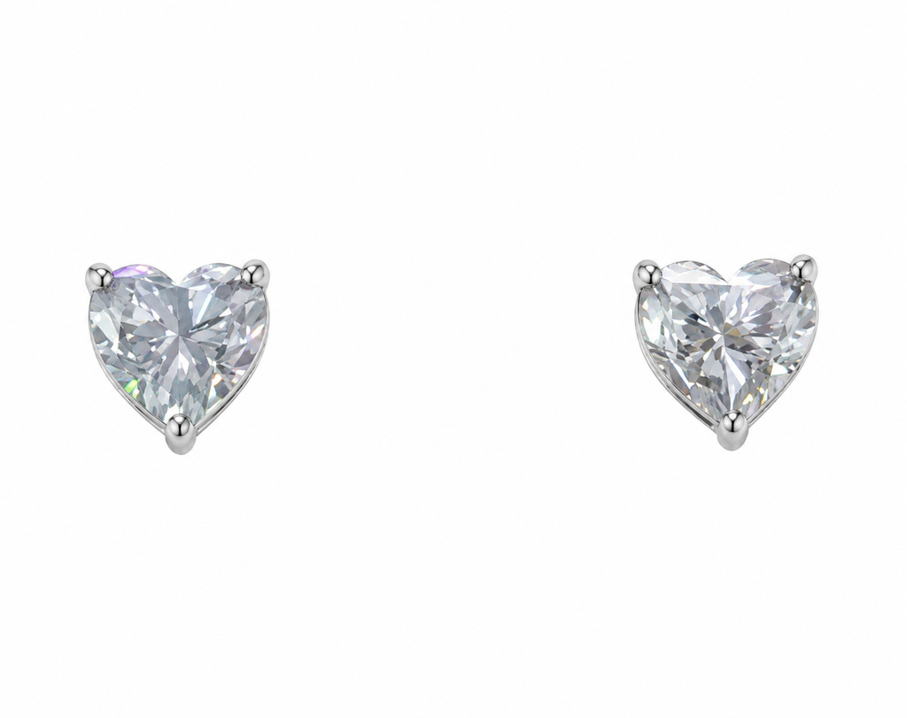 Petite Heart Studs – Myraé