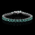 Oval Emerald Tennis Bracelet
