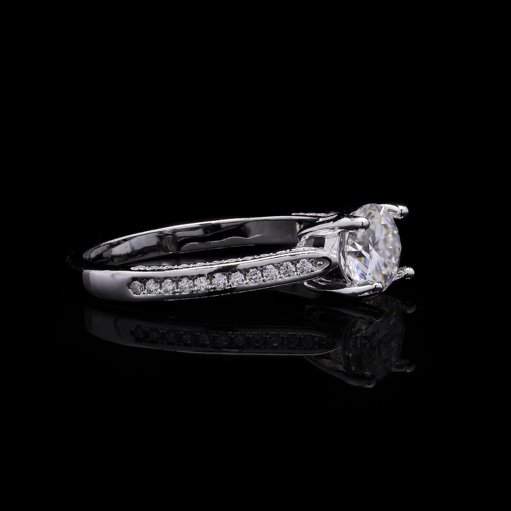 Blush Solitaire Ring