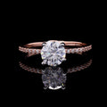 Blush Solitaire Ring
