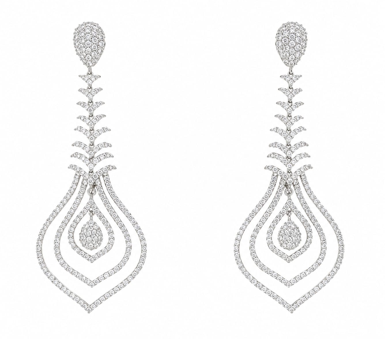 Feather Spine Earrings