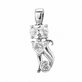 Heart and Round Cluster Pendant – Myraé