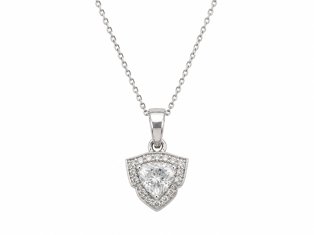 Trillion Shield Pendant