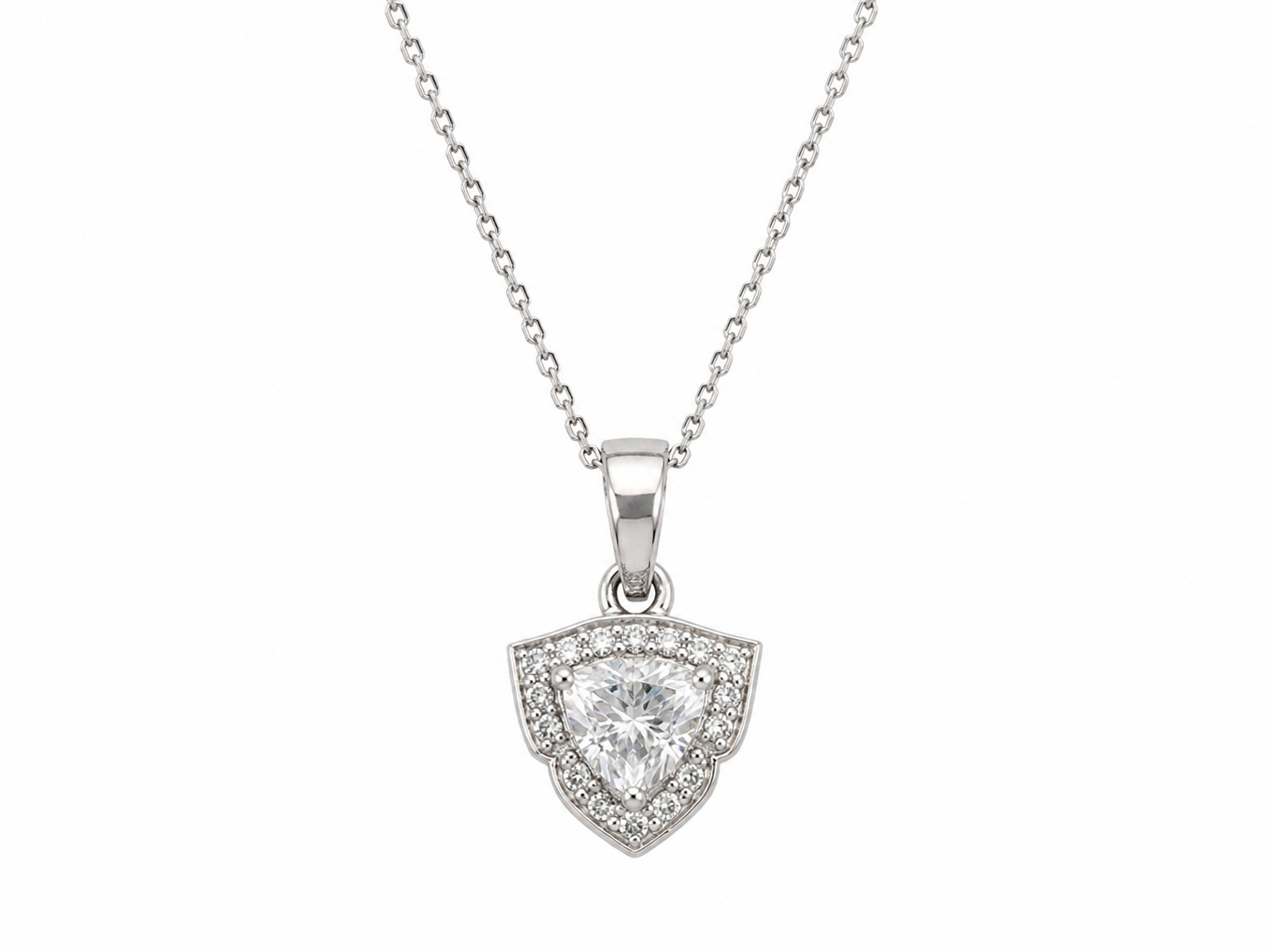 Trillion Shield Pendant
