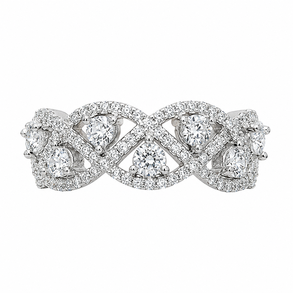 Woven Lattice Ring