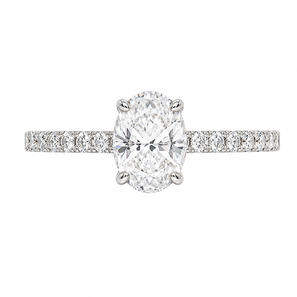 Classic Oval Solitaire Ring