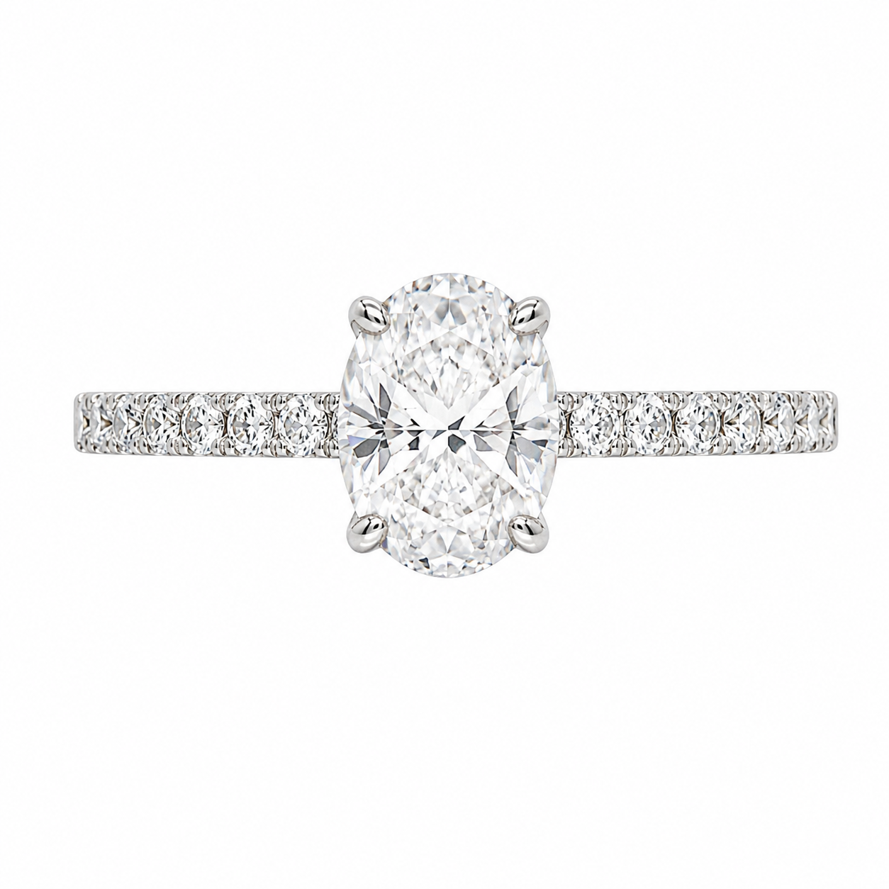 Classic Oval Solitaire Ring