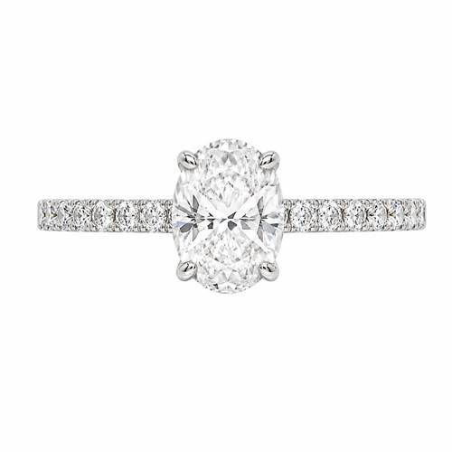 Classic Oval Solitaire Ring