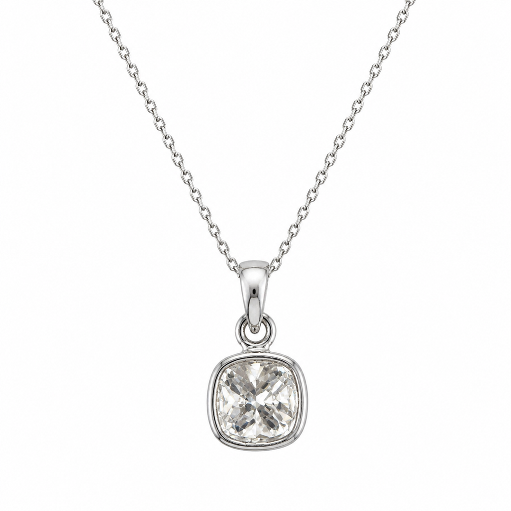 Cushion Bezel Pendant