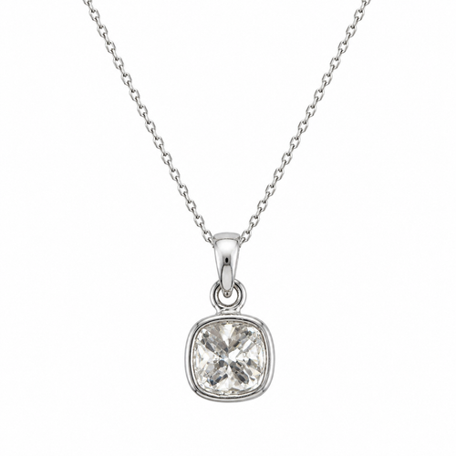 Cushion Bezel Pendant