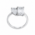Two Stone Radiance Ring