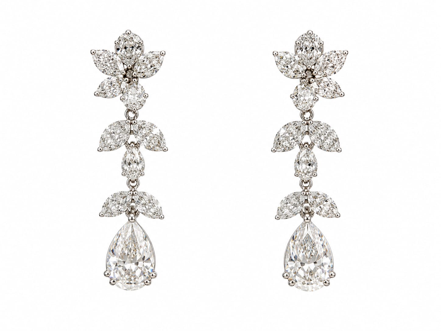 Floral Drop Earrings