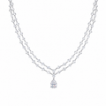 Woven Radiance Necklace in 925 sterling silver by Myraé