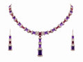 Rose Gold Amethyst Cascade Set in 925 sterling silver by Myraé