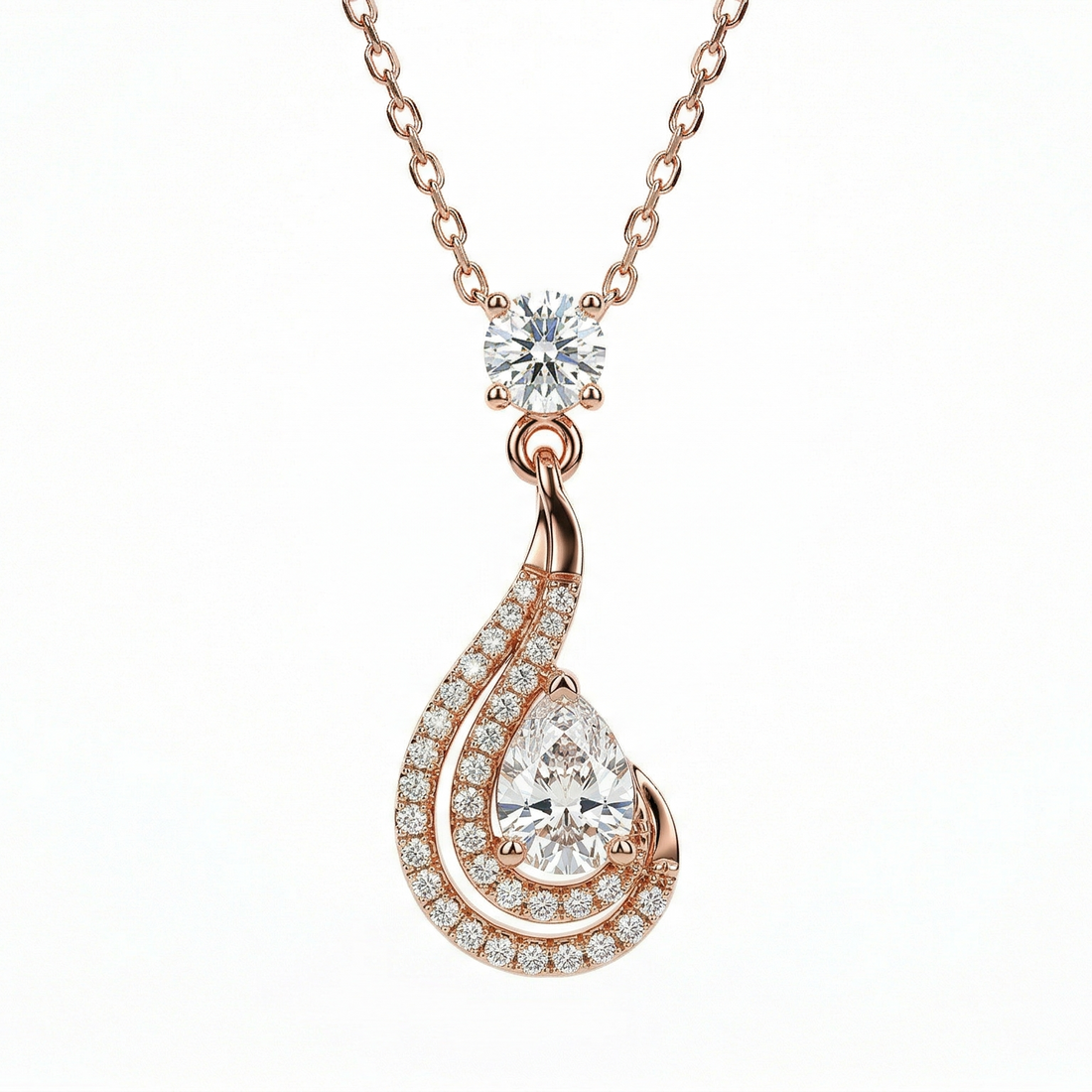 Graceful Swan Drop Set earrings by Myraé