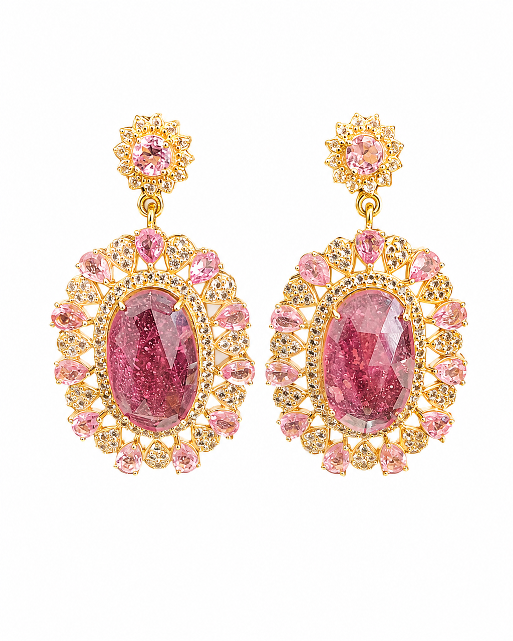 Rosette Bloom Drop Earrings – Myraé