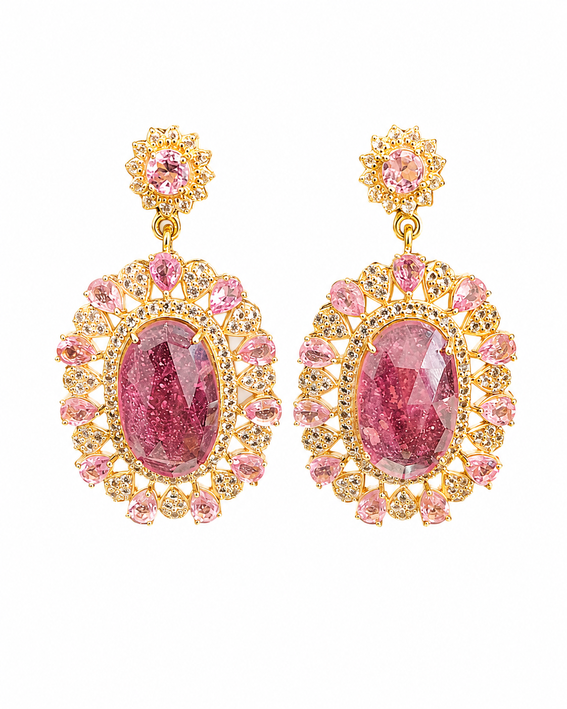 Rosette Bloom Drop Earrings – Myraé