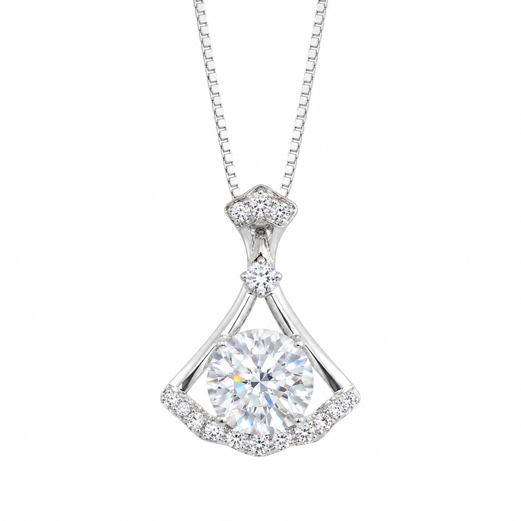 Silver Keystone Pendant – Myraé