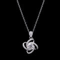 Solitaire Drop Pendant