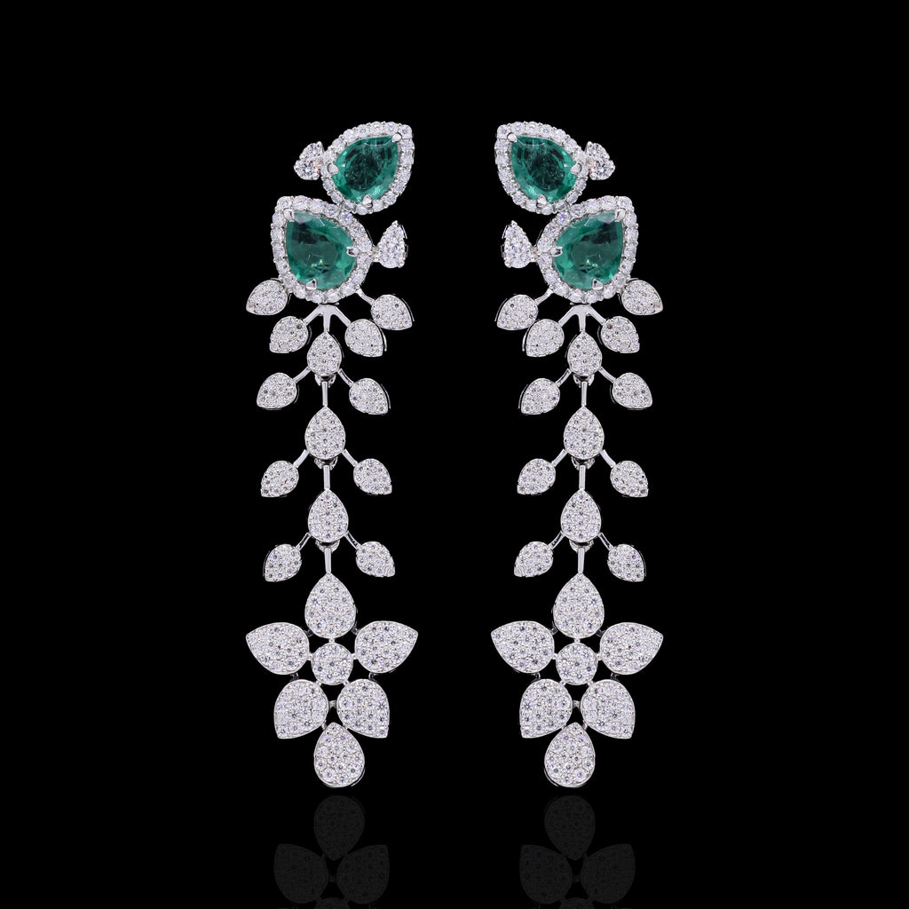 Emerald Vine Set - necklace