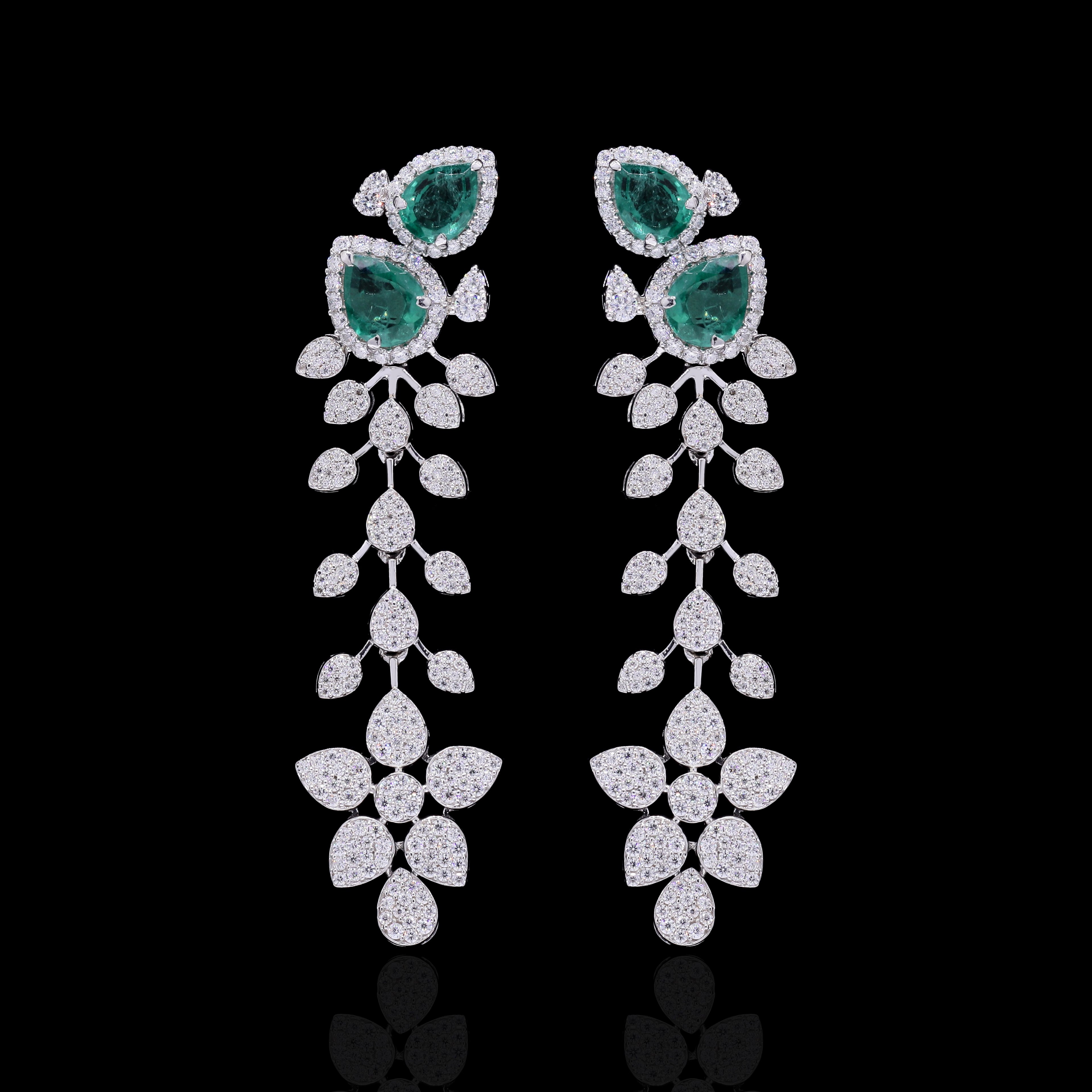 Emerald Vine Set - necklace