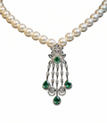 Silver Grandfall Pendant Set